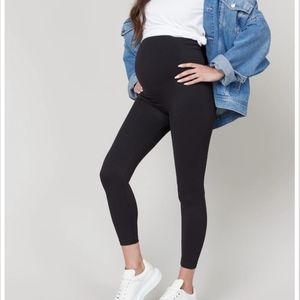 SPANX MAMA LOOK AT ME NOW SEAMLESS MATERNITY LEGGINGS M $75